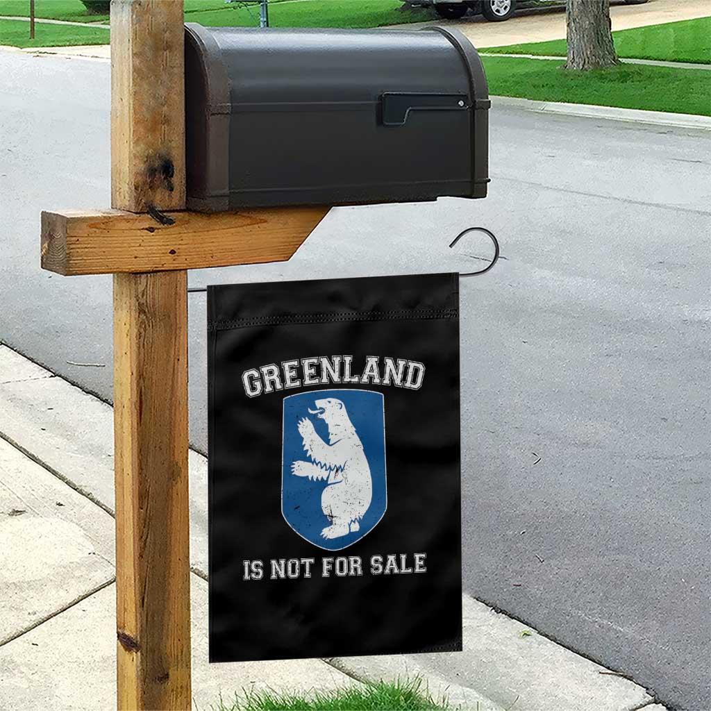 Greenland Is Not For Sale Garden Flag Polar Bear Vintage Political Protest TS10 Print Your Wear