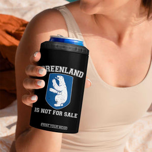 Greenland Is Not For Sale 4 in 1 Can Cooler Tumbler Polar Bear Vintage Political Protest TS10 Print Your Wear