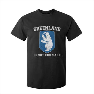 Greenland Is Not For Sale T Shirt For Kid Polar Bear Vintage Political Protest TS10 Black Print Your Wear
