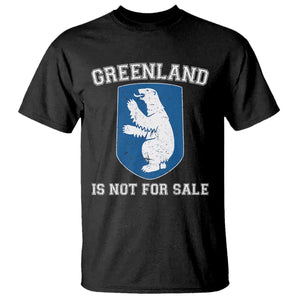 Greenland Is Not For Sale T Shirt - Polar Bear Vintage Political Protest Tee TS10 Black Print Your Wear