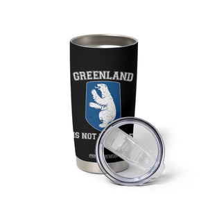 Greenland Is Not For Sale Tumbler Cup Polar Bear Vintage Political Protest TS10 Print Your Wear