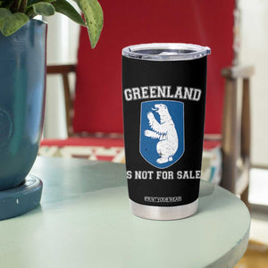 Greenland Is Not For Sale Tumbler Cup Polar Bear Vintage Political Protest TS10 Print Your Wear