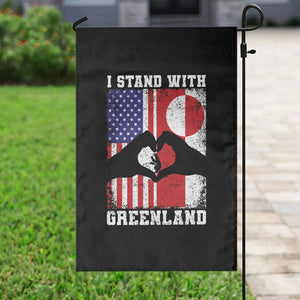 I Stand With Greenland Garden Flag Greenlander US Flag Greenland American Usa America TS10 Print Your Wear