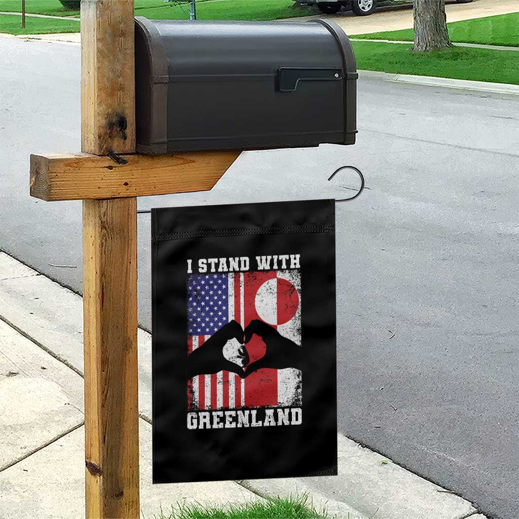 I Stand With Greenland Garden Flag Greenlander US Flag Greenland American Usa America TS10 Print Your Wear