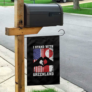 I Stand With Greenland Garden Flag Greenlander US Flag Greenland American Usa America TS10 Print Your Wear