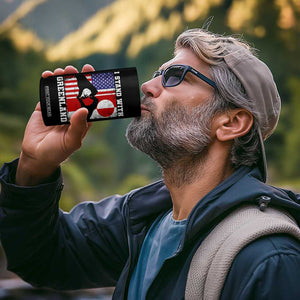 I Stand With Greenland 4 in 1 Can Cooler Tumbler Greenlander US Flag Greenland American Usa America TS10 Print Your Wear