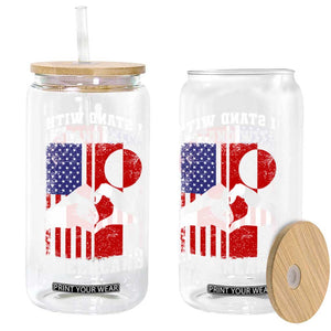 I Stand With Greenland Glass Can Greenlander US Flag Greenland American Usa America TS10 Print Your Wear