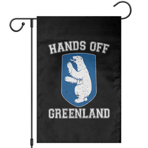 Hands Off Greenland Garden Flag Polar Bear Vintage Political Protest TS10 Black Print Your Wear