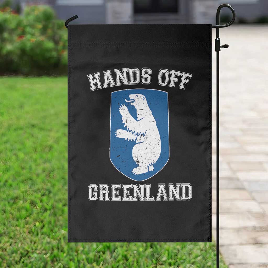 Hands Off Greenland Garden Flag Polar Bear Vintage Political Protest TS10 Print Your Wear