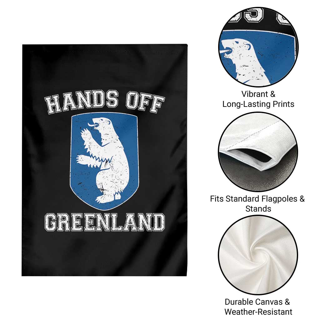 Hands Off Greenland Garden Flag Polar Bear Vintage Political Protest TS10 Print Your Wear
