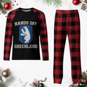 Hands Off Greenland Plaid Pajama Set Polar Bear Vintage Political Protest TS10 Buffalo Plaid Print Your Wear