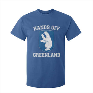 Hands Off Greenland T Shirt For Kid Polar Bear Vintage Political Protest TS10 Royal Blue Print Your Wear