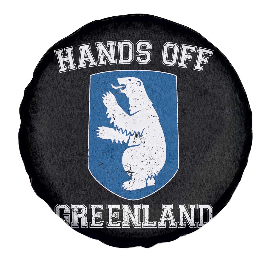 Hands Off Greenland Spare Tire Cover Polar Bear Vintage Political Protest TS10 Print Your Wear