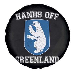 Hands Off Greenland Spare Tire Cover Polar Bear Vintage Political Protest TS10 Print Your Wear