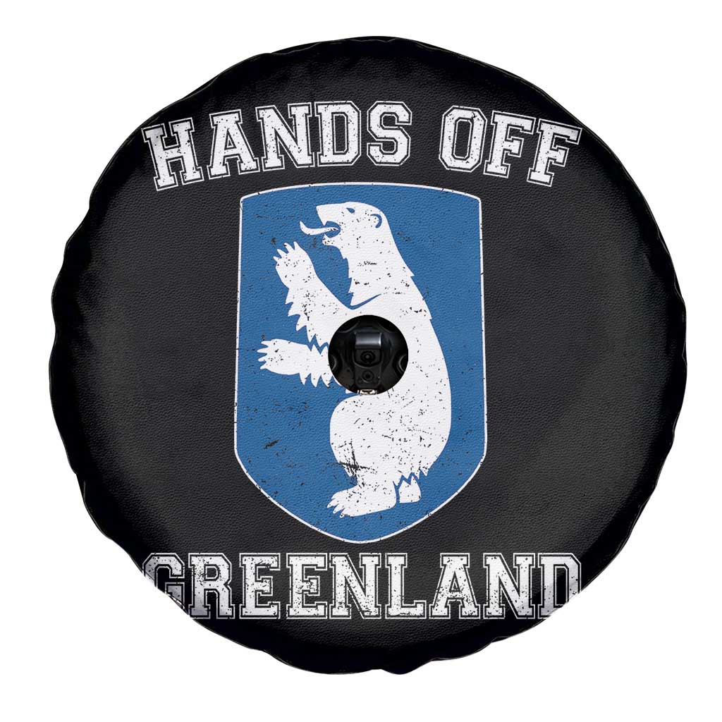 Hands Off Greenland Spare Tire Cover Polar Bear Vintage Political Protest TS10 Print Your Wear