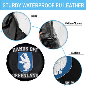 Hands Off Greenland Spare Tire Cover Polar Bear Vintage Political Protest TS10 Print Your Wear