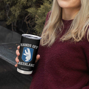 Hands Off Greenland Tumbler Cup Polar Bear Vintage Political Protest TS10 Print Your Wear