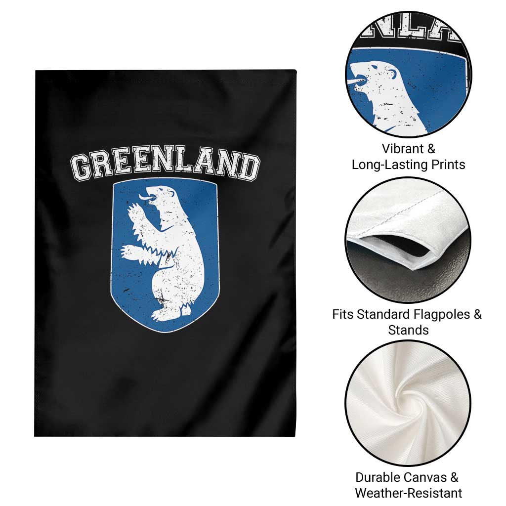Greenland Garden Flag Polar Bear Vintage Political Protest TS10 Print Your Wear
