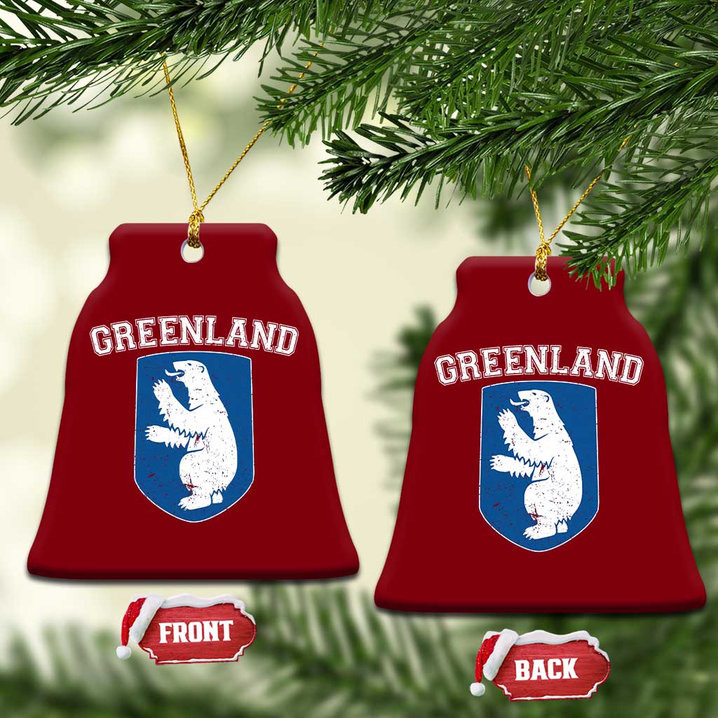 Greenland Ceramic Ornament Polar Bear Vintage Political Protest TS10 Print Your Wear