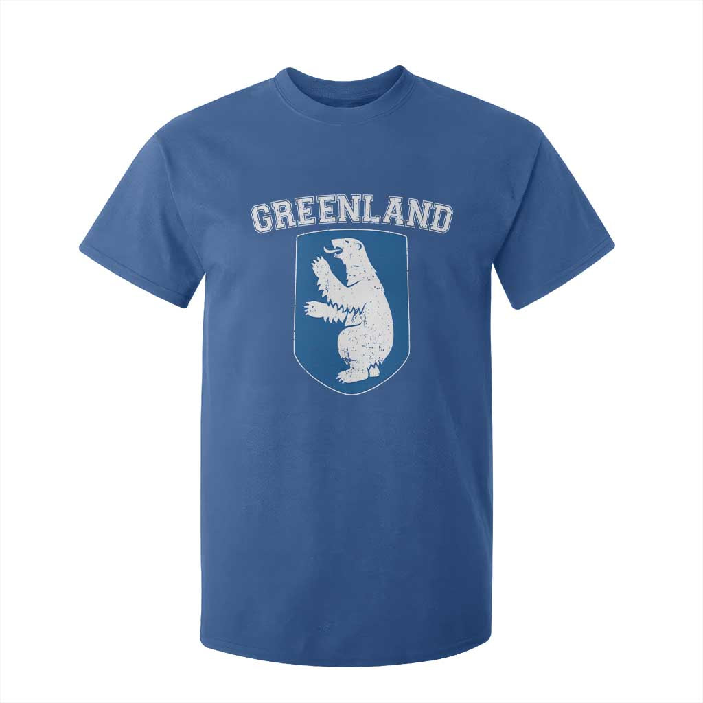 Greenland T Shirt For Kid Polar Bear Vintage Political Protest TS10 Royal Blue Print Your Wear