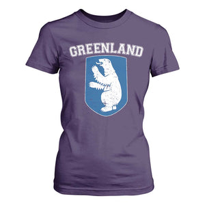 Greenland T Shirt For Women Polar Bear Vintage Political Protest TS10 Purple Print Your Wear