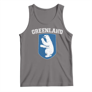 Greenland Tank Top Polar Bear Vintage Political Protest TS10 Deep Heather Print Your Wear