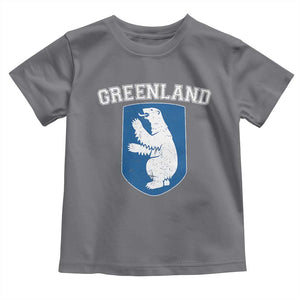 Greenland Toddler T Shirt Polar Bear Vintage Political Protest TS10 Charcoal Print Your Wear