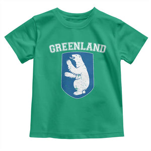 Greenland Toddler T Shirt Polar Bear Vintage Political Protest TS10 Irish Green Print Your Wear