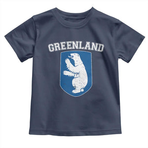 Greenland Toddler T Shirt Polar Bear Vintage Political Protest TS10 Navy Print Your Wear
