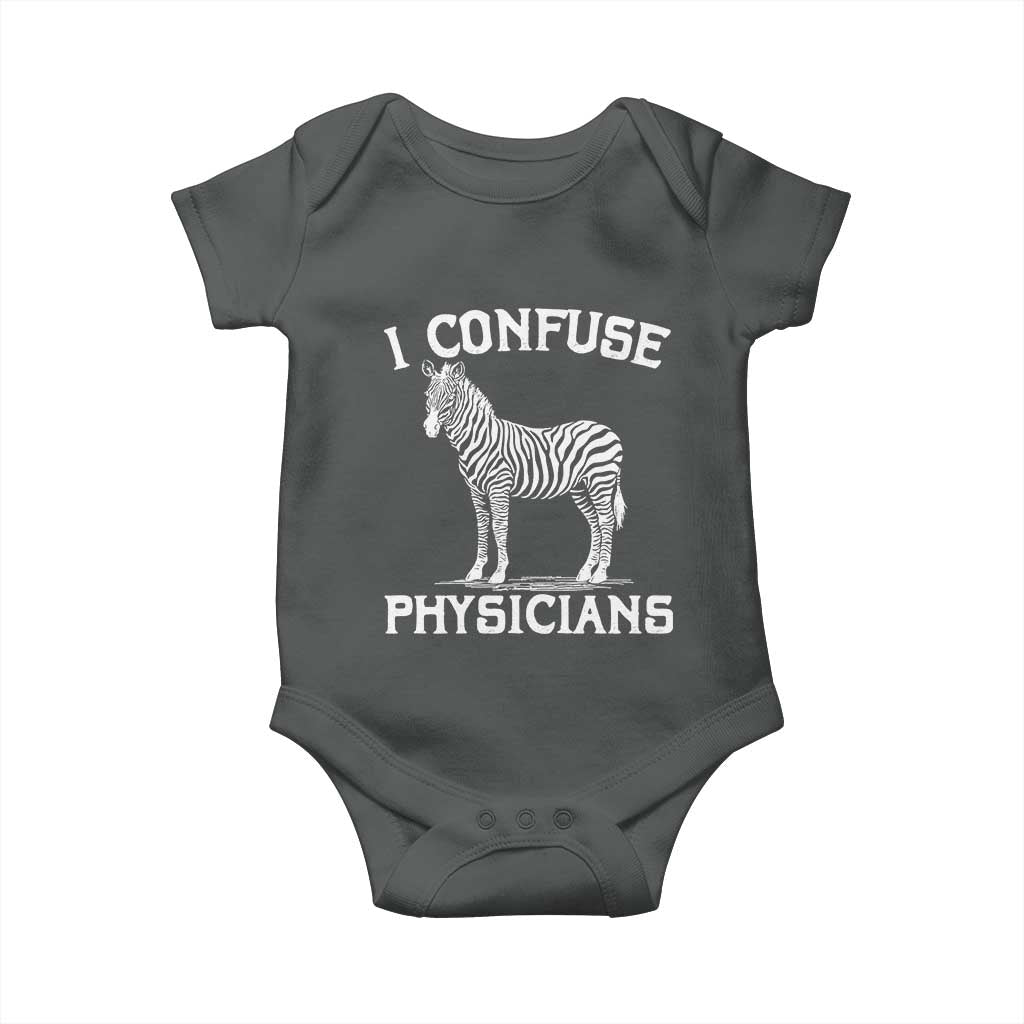Rare Disease Awereness Baby Onesie Zebra Ribbon Cancer Warrior Gift TS10 Dark Heather Print Your Wear