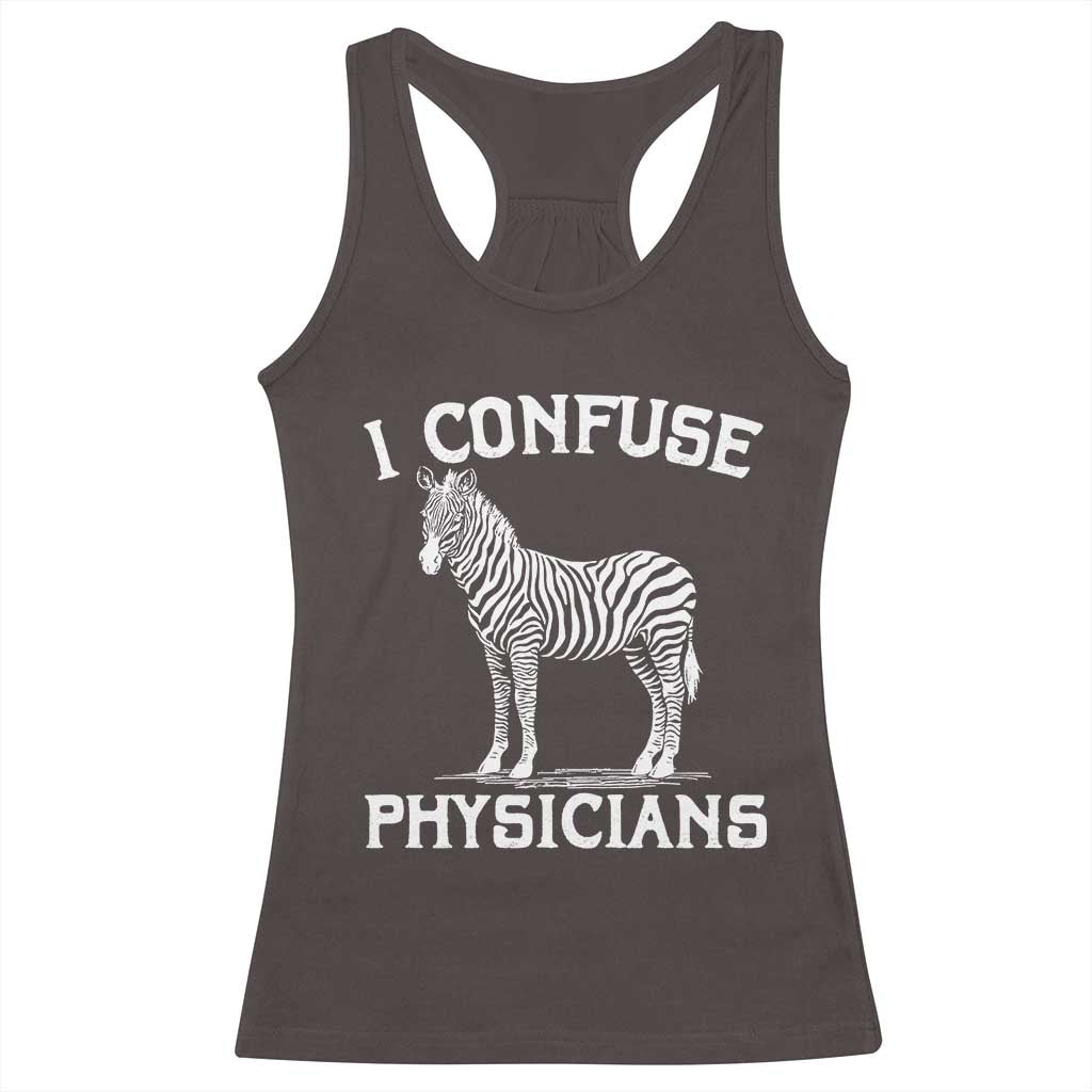 Rare Disease Awereness Racerback Tank Top Zebra Ribbon Cancer Warrior Gift TS10 Dark Chocolate Print Your Wear