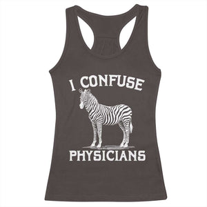 Rare Disease Awereness Racerback Tank Top Zebra Ribbon Cancer Warrior Gift TS10 Dark Chocolate Print Your Wear