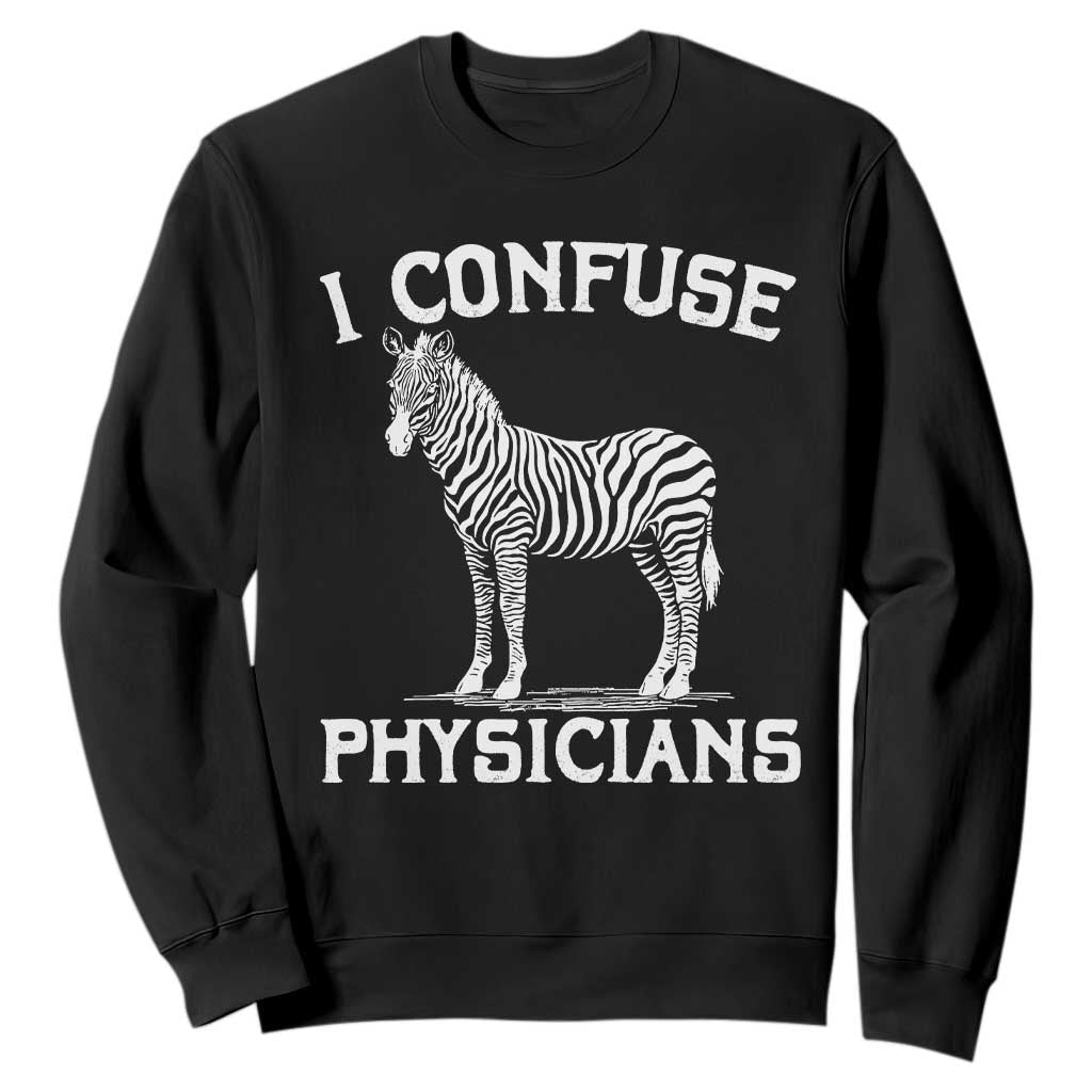 Rare Disease Awereness Sweatshirt Zebra Ribbon Cancer Warrior Gift TS10 Black Print Your Wear