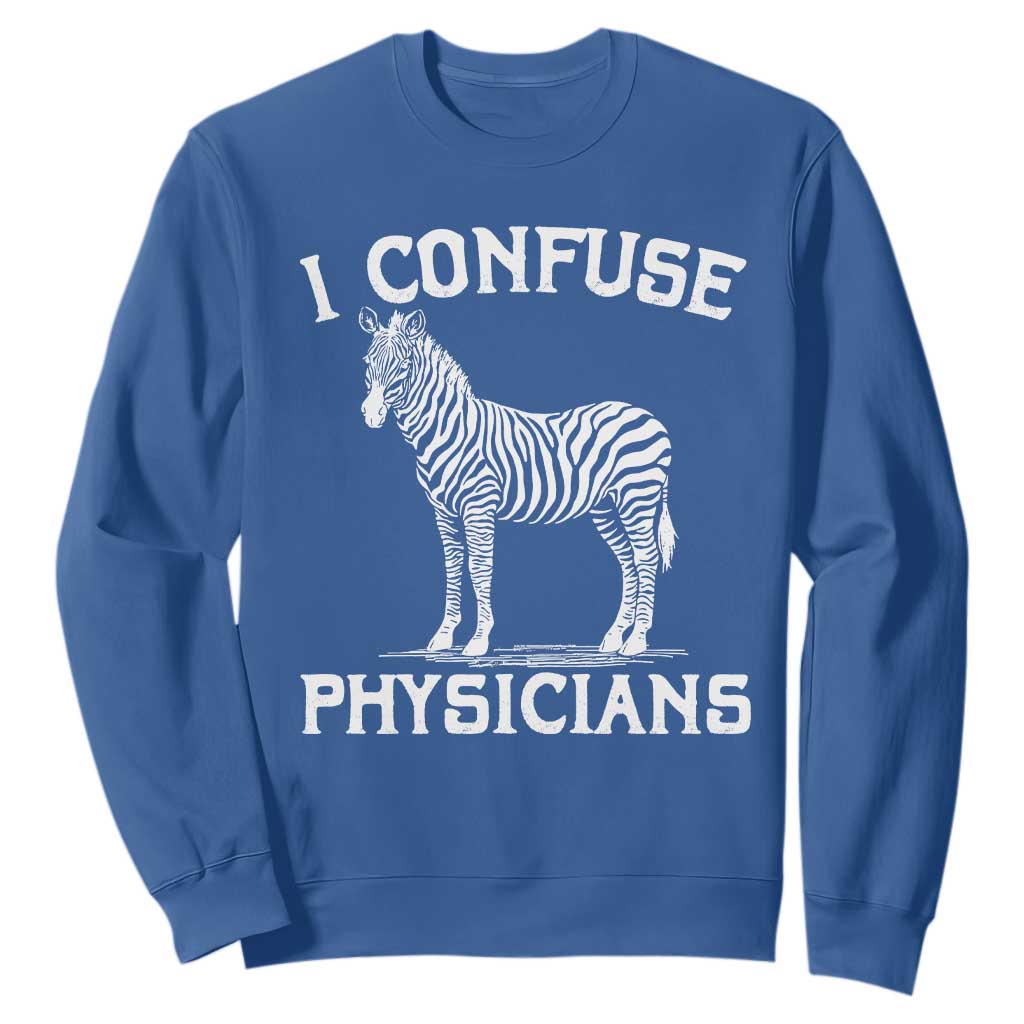 Rare Disease Awereness Sweatshirt Zebra Ribbon Cancer Warrior Gift TS10 Royal Blue Print Your Wear