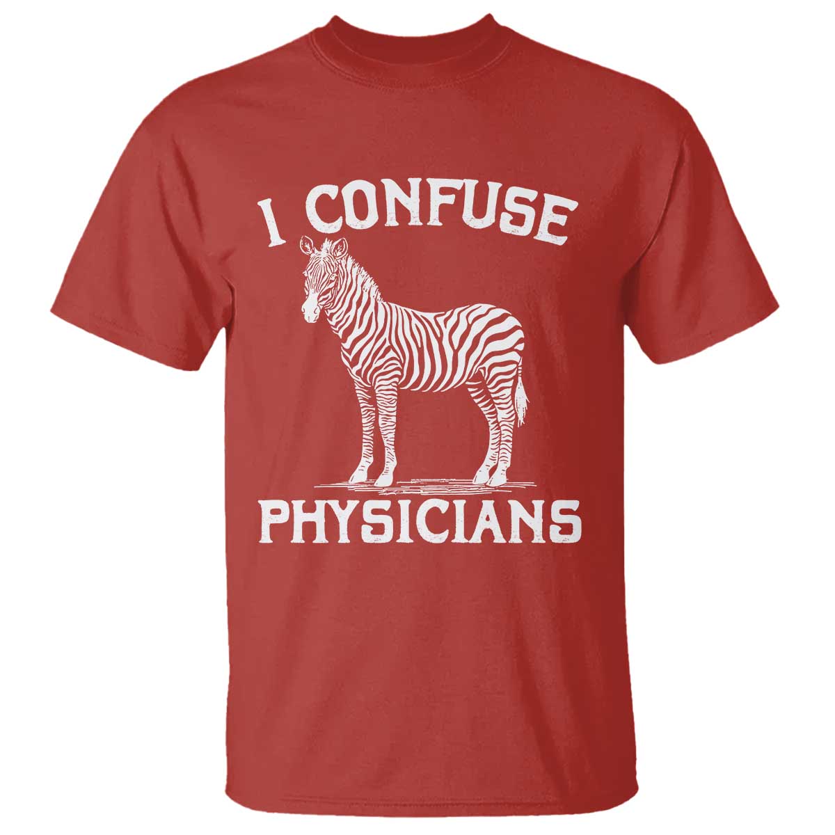 Rare Disease Awereness T Shirt Zebra Ribbon Cancer Warrior Gift TS10 Red Print Your Wear