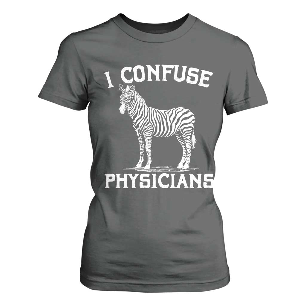 Rare Disease Awereness T Shirt For Women Zebra Ribbon Cancer Warrior Gift TS10 Dark Heather Print Your Wear