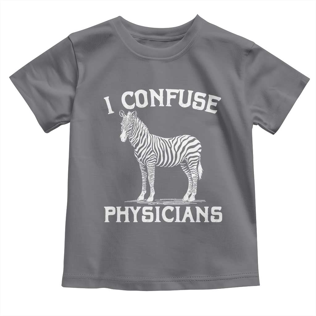 Rare Disease Awereness Toddler T Shirt Zebra Ribbon Cancer Warrior Gift TS10 Charcoal Print Your Wear