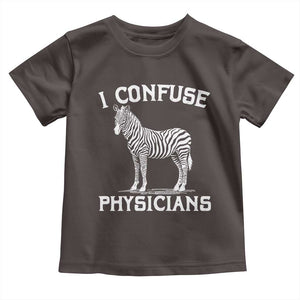 Rare Disease Awereness Toddler T Shirt Zebra Ribbon Cancer Warrior Gift TS10 Dark Chocolate Print Your Wear