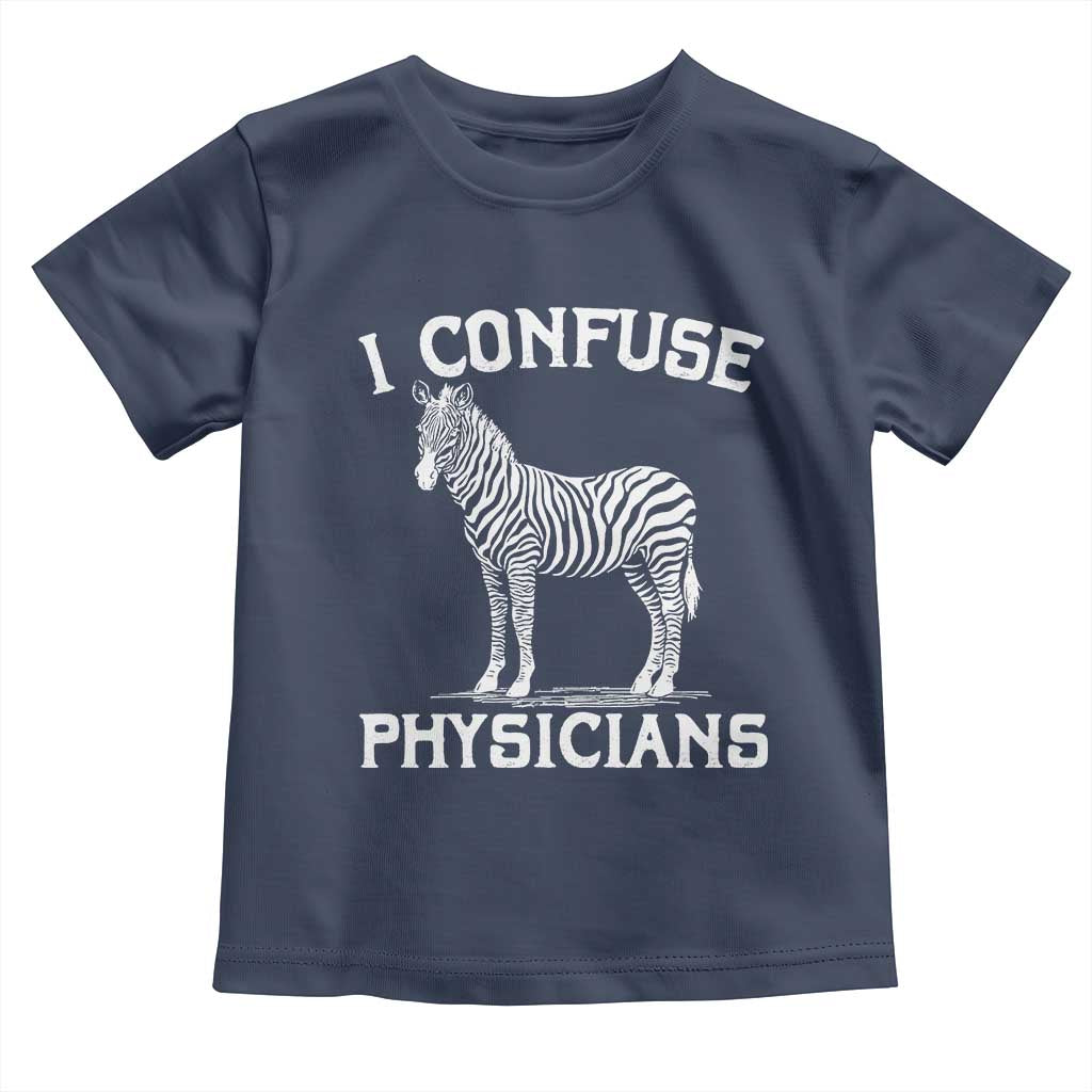 Rare Disease Awereness Toddler T Shirt Zebra Ribbon Cancer Warrior Gift TS10 Navy Print Your Wear