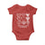 CHD Heart Disease Awareness Baby Onesie In February We Wear Red TS10 Red Print Your Wear