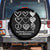 CHD Heart Disease Awareness Spare Tire Cover In February We Wear Red TS10 No hole Black Print Your Wear