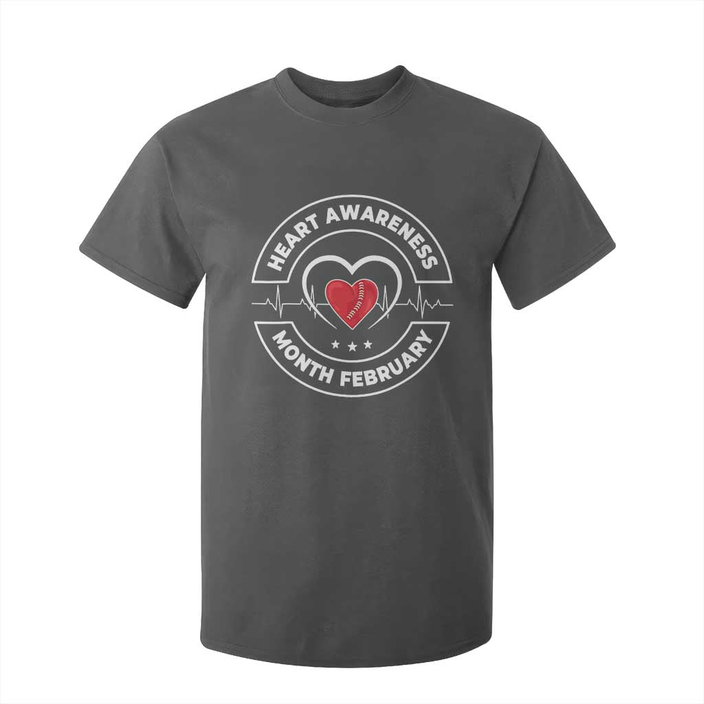 CHD Heart Disease Awareness T Shirt For Kid American Heart Health Month February TS10 Dark Heather Print Your Wear