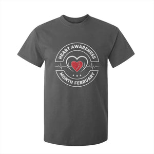 CHD Heart Disease Awareness T Shirt For Kid American Heart Health Month February TS10 Dark Heather Print Your Wear