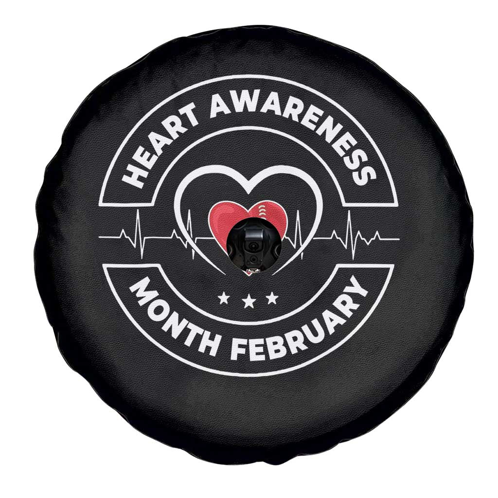 CHD Heart Disease Awareness Spare Tire Cover American Heart Health Month February TS10 Print Your Wear