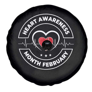 CHD Heart Disease Awareness Spare Tire Cover American Heart Health Month February TS10 Print Your Wear
