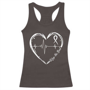 CHD Heart Disease Awareness Racerback Tank Top Wear Red Keep The Beat Heart Health TS10 Dark Chocolate Print Your Wear