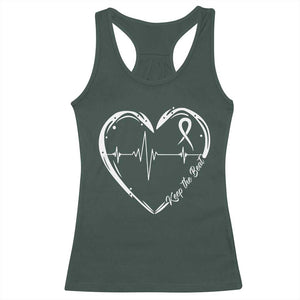 CHD Heart Disease Awareness Racerback Tank Top Wear Red Keep The Beat Heart Health TS10 Dark Forest Green Print Your Wear