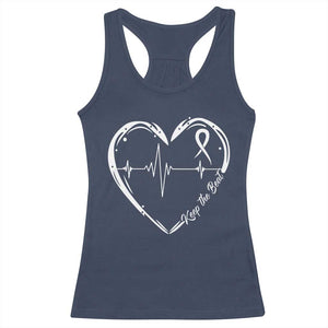 CHD Heart Disease Awareness Racerback Tank Top Wear Red Keep The Beat Heart Health TS10 Navy Print Your Wear