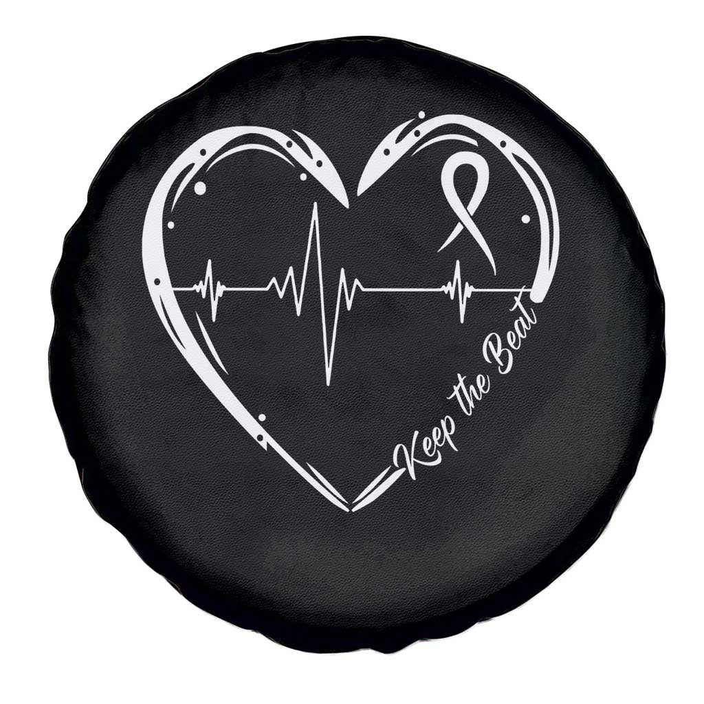 CHD Heart Disease Awareness Spare Tire Cover Wear Red Keep The Beat Heart Health TS10 Print Your Wear