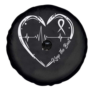 CHD Heart Disease Awareness Spare Tire Cover Wear Red Keep The Beat Heart Health TS10 Print Your Wear